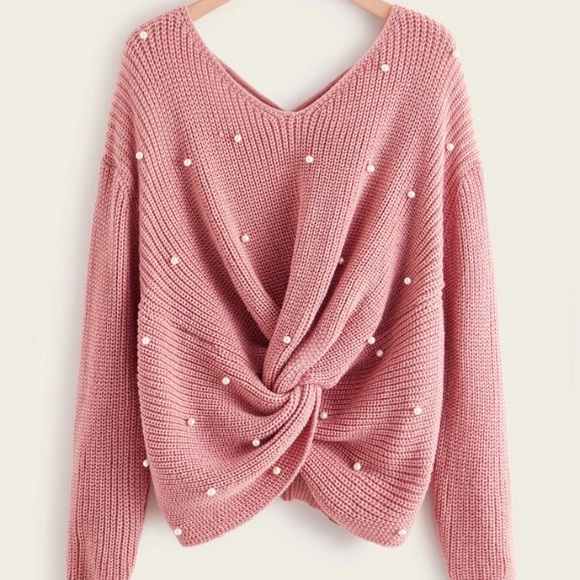 pink sweaters on sale